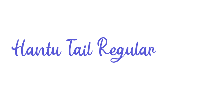 Hantu Tail Regular Font Download