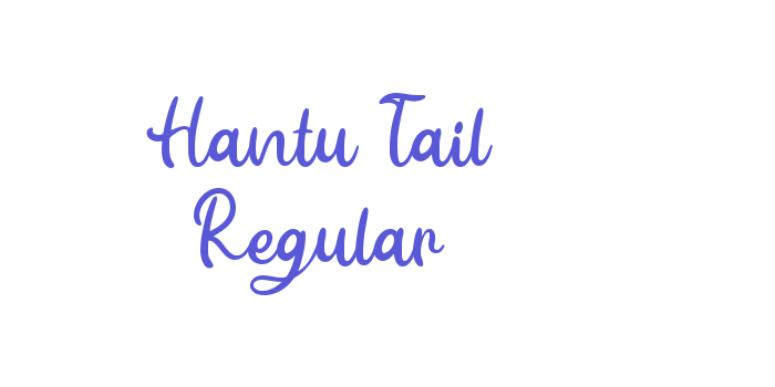 Hantu Tail Regular Font