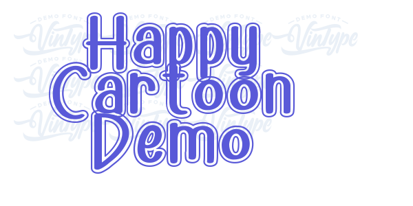 Happy Cartoon Demo font free