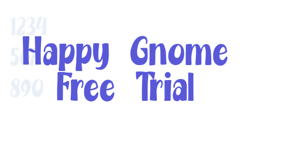 Happy Gnome Free Trial font free