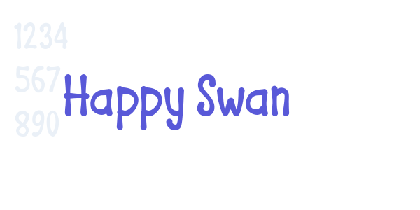 Happy Swan font