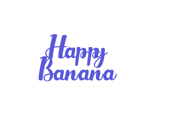 Happy Banana Font