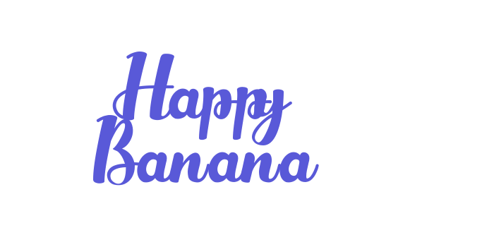 Happy Banana Font