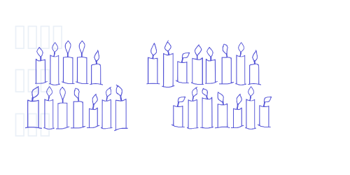 Happy Birthday Candles Regular