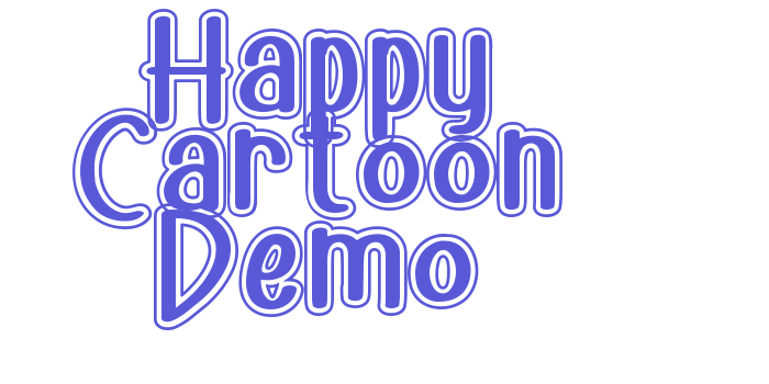 Happy Cartoon Demo Font