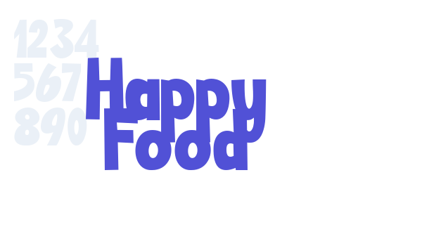 Happy Food font download