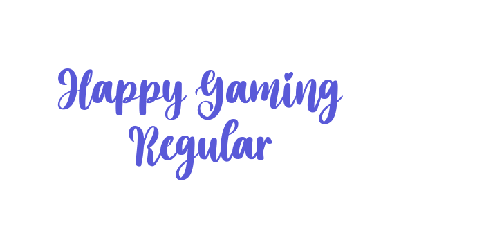 Happy Gaming Regular Font Download