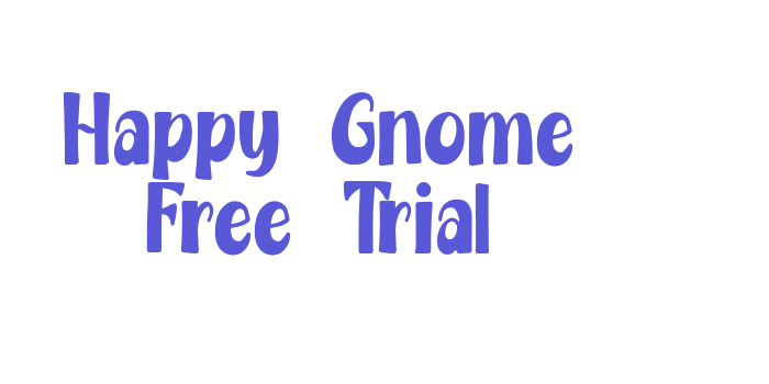 Happy Gnome Free Trial Font Download