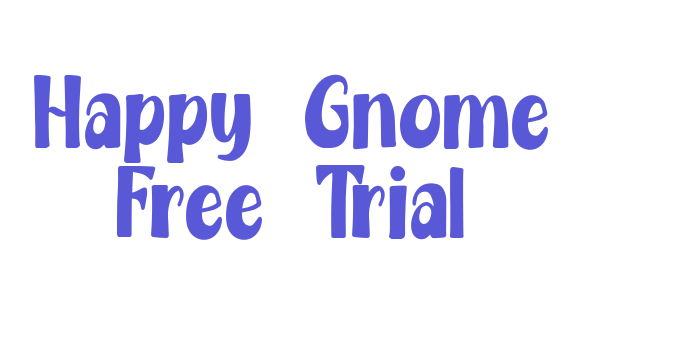 Happy Gnome Free Trial Font