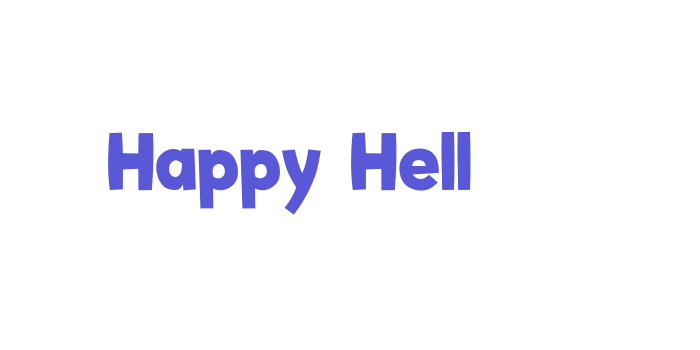 Happy Hell Font Download