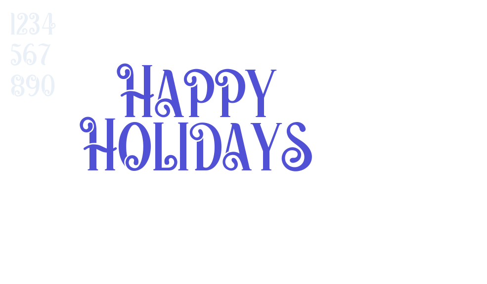 Happy Holidays-font-download