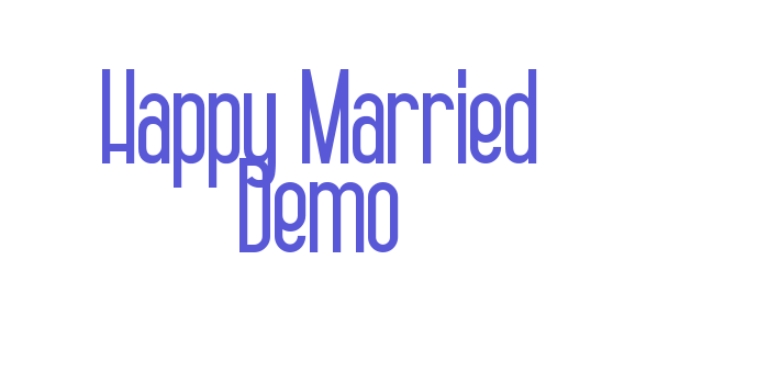 Happy Married Demo Font Download