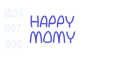Happy Momy-font-download
