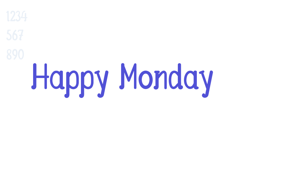 Happy Monday-font-download