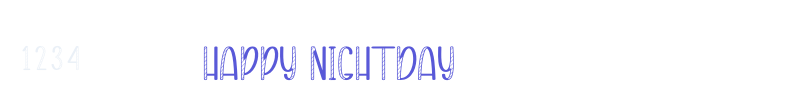 Happy Nightday font