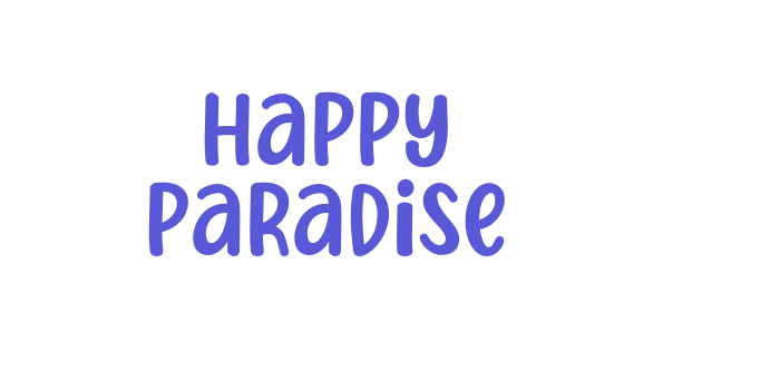 Happy Paradise Font Download