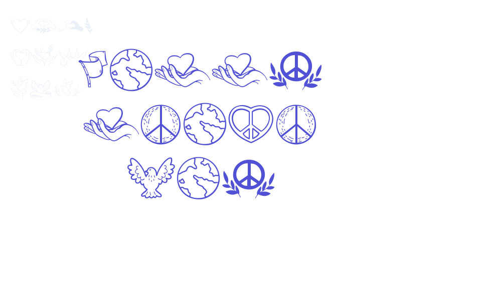 Happy Peace Day-font-download