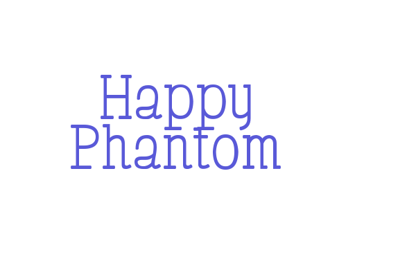 Happy Phantom Font