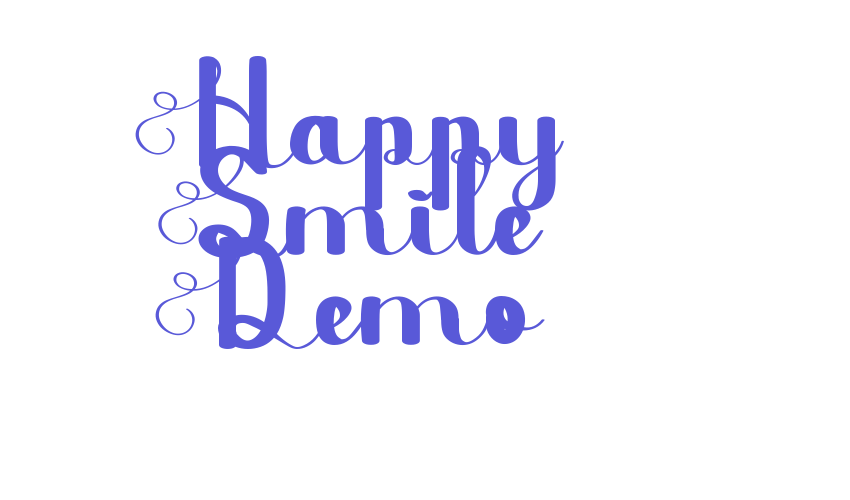 Happy Smile Demo Font