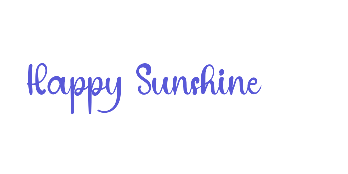 Happy Sunshine Font Download