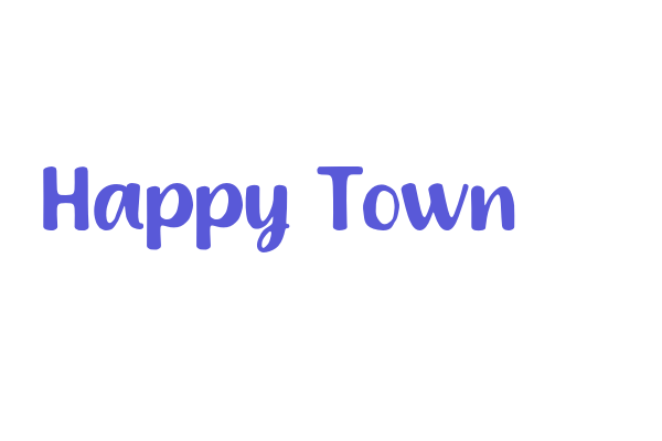 Happy Town Font