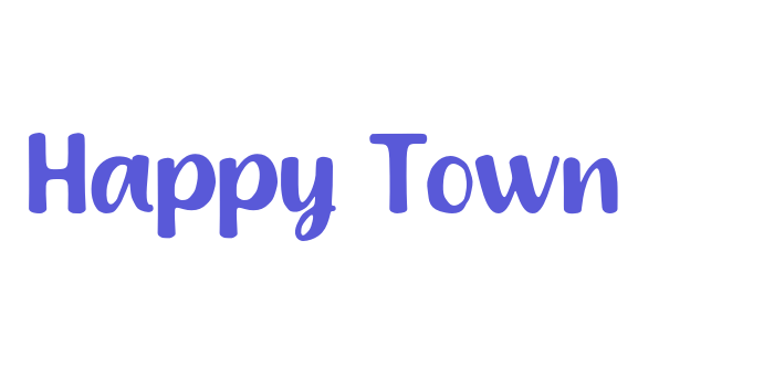 Happy Town Font