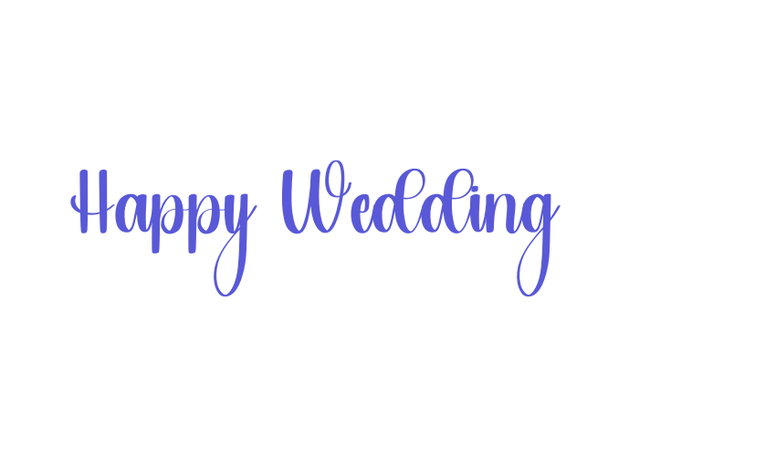 Happy Wedding Font Download