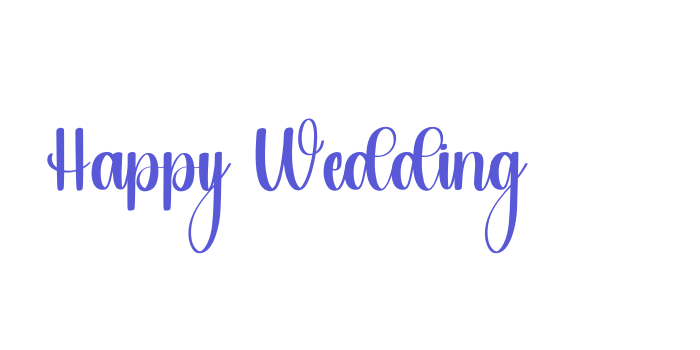 Happy Wedding Font Download