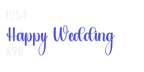 Happy Wedding-font-download