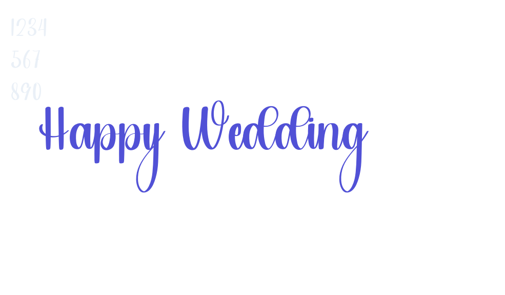 Happy Wedding-font-download