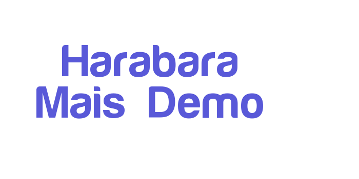 Harabara Mais Demo Font Download