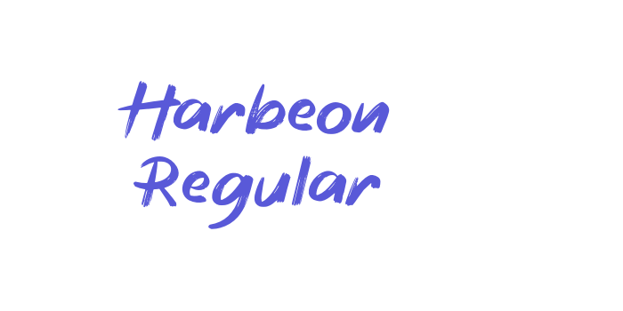 Harbeon Regular Font Download