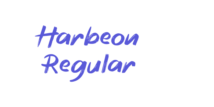 Harbeon Regular Font