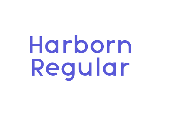 Harborn Regular Font