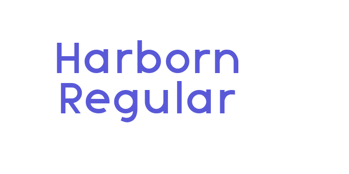 Harborn Regular Font Download