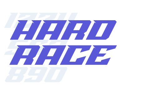 Hard Race Font Download