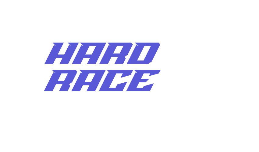 Hard Race Font Download