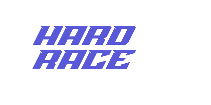 Hard Race Font Download