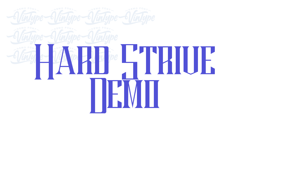 Hard Strive Demo-font-download