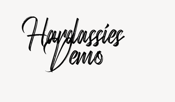 Hardassies Demo Font