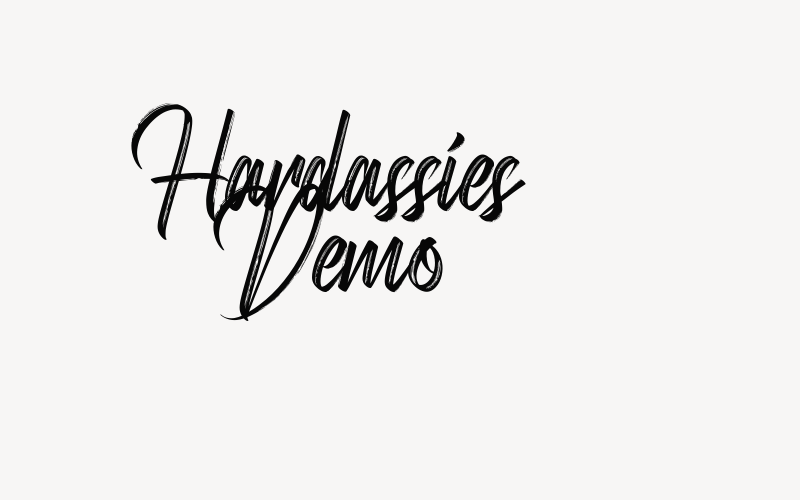 Hardassies Demo Font