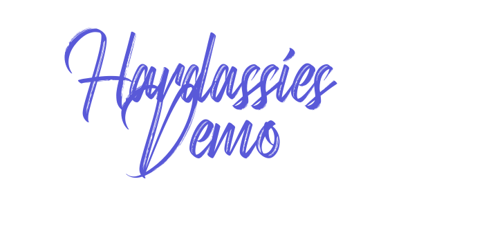 Hardassies Demo Font Download