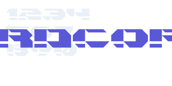 Hardcore font free