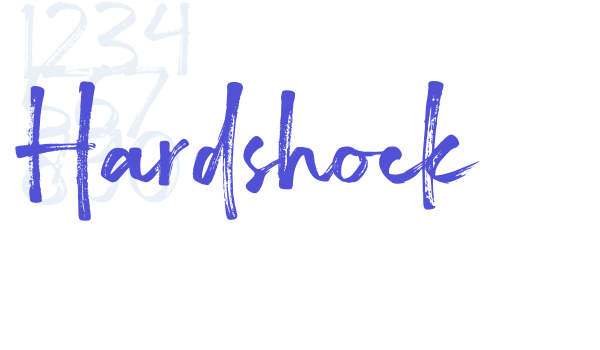 Hardshock font download