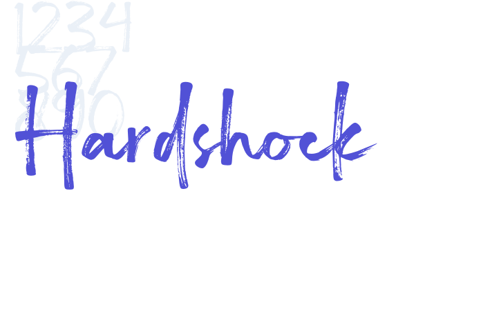 Hardshock font download