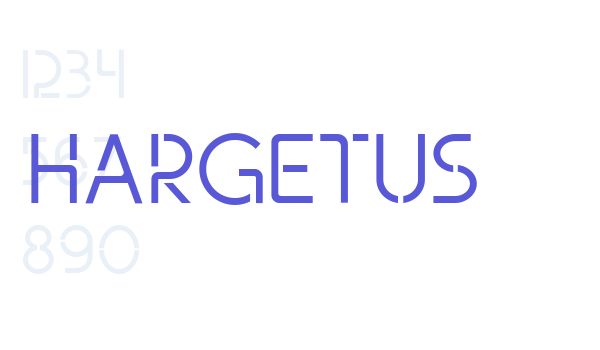 Hargetus font free