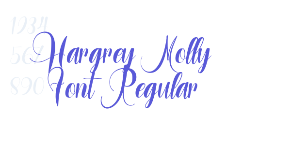 Hargrey Molly Font Regular font free