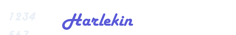 Harlekin font