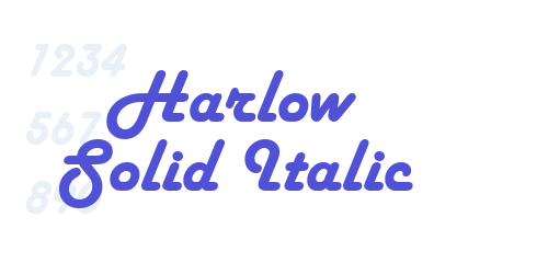 Harlow Solid Italic-font-download
