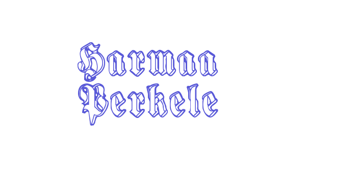 Harmaa Perkele Font Download